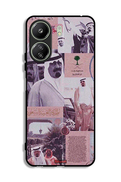 Tolwak غطاء حماية لهاتف شاومي ريدمي 13 سي، ملصق الملك عبد الله العتيق