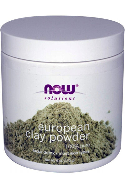 Now Solutions مسحوق الطين الأوروبي - لصنع قناع الوجه