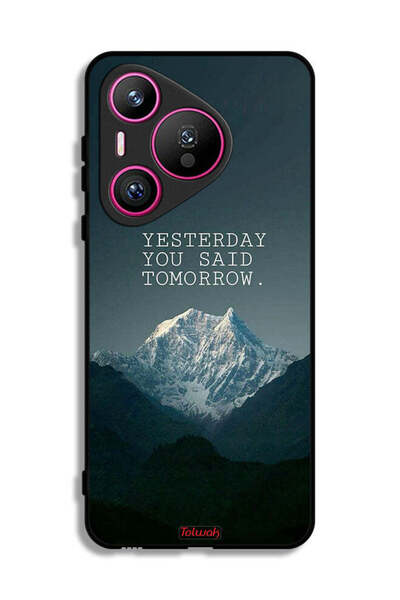 Tolwak غطاء حماية لهاتف هواوي بيورا 70 - أمس قلت غدًا