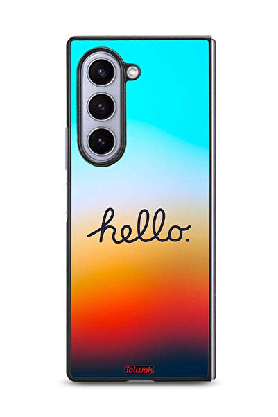 Tolwak غطاء حماية لهاتف سامسونج جالكسي زد فولد 6 - مرحباً