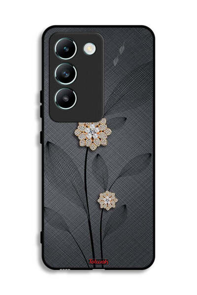Tolwak غطاء حماية لهاتف Vivo V30 Lite 4G بنقشة زهور ماسية