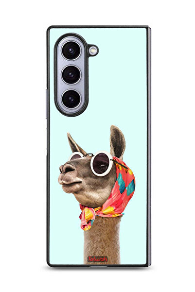 Tolwak غطاء حماية لهاتف سامسونج جالكسي زد فولد 6 بتصميم جمل أنيق ولطيف