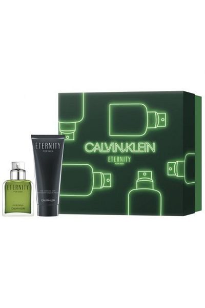 Calvin Klein Gift Set, Eternity, Eau de Parfum, Men, 50 ml Eau de Parfum + 100 ml Shower Gel
