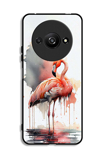 Tolwak Xiaomi Redmi A3 4G Protective Case Cover Tropical Watercolor Art