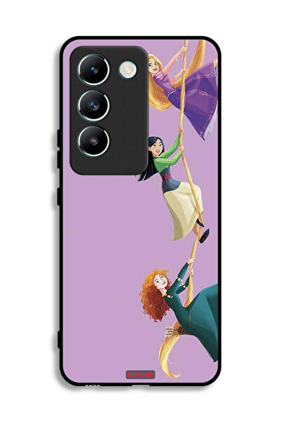 Tolwak Vivo V30 Lite 4G Protective Case Cover Girls Climbing Art