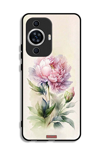 Tolwak غطاء حماية لهاتف هواوي نوفا 12 لايت بتصميم فني بألوان مائية وردية