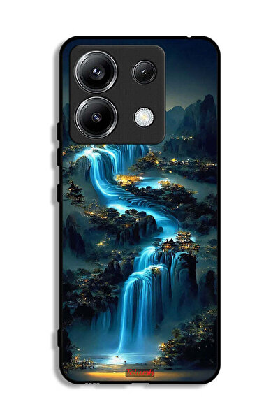 Tolwak غطاء حماية Xiaomi Poco X6 5G بتصميم شلال فني