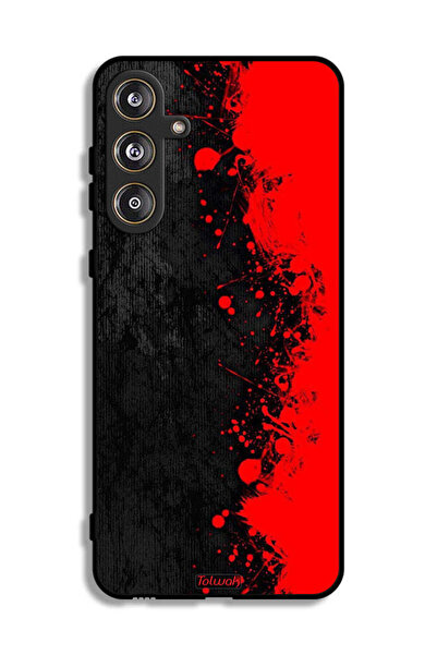 Tolwak Samsung Galaxy M55 5G Protective Case Cover Paint Abstract Pattern