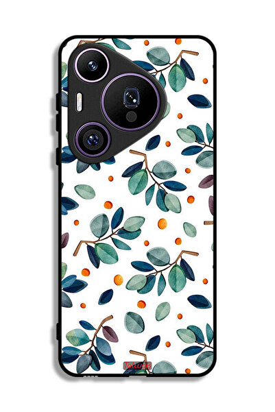 Tolwak غطاء حماية لهاتف هواوي بيورا 70 برو بنقشة أوراق الشجر