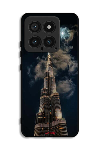 Tolwak Xiaomi 14 Protective Case Cover Burj Khalifa In Night