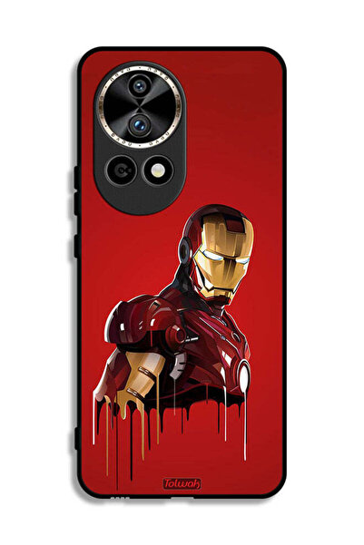 Tolwak غطاء حماية لهاتف هواوي نوفا 12 ألترا 5G برسومات الرجل الحديدي