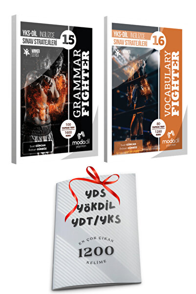 Modadil Yayınları YKS YDT Modadil Grammar Fighter ve Volabulary Fighter Yapra...
