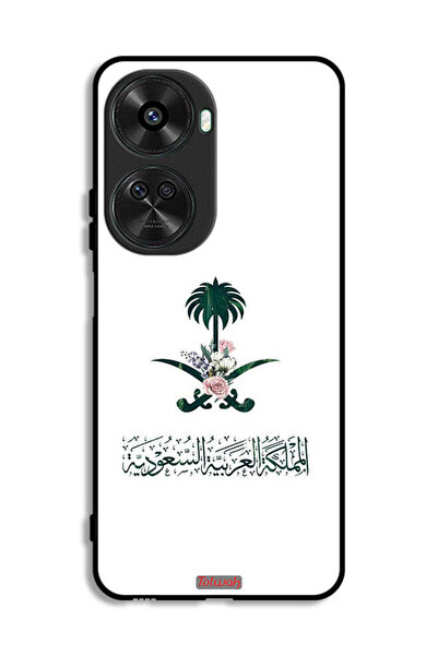 Tolwak غطاء حماية لهاتف هواوي نوفا 11 إس إي، شعار المملكة العربية السعودية، ر...