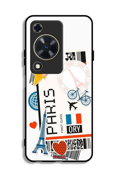 Tolwak غطاء حماية لهاتف هواوي إنجوي 70 - ملصق باريس