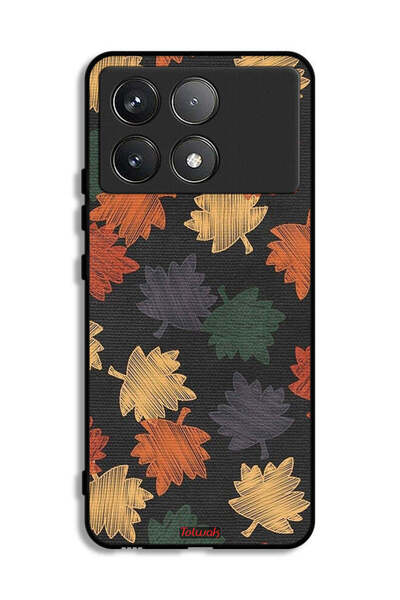 Tolwak Xiaomi Poco F6 Pro Protective Case Cover Autumn Leaves Art