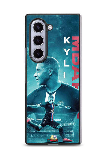 Tolwak غطاء حماية لهاتف Samsung Galaxy Z Fold6 مع ملصق Mbappé