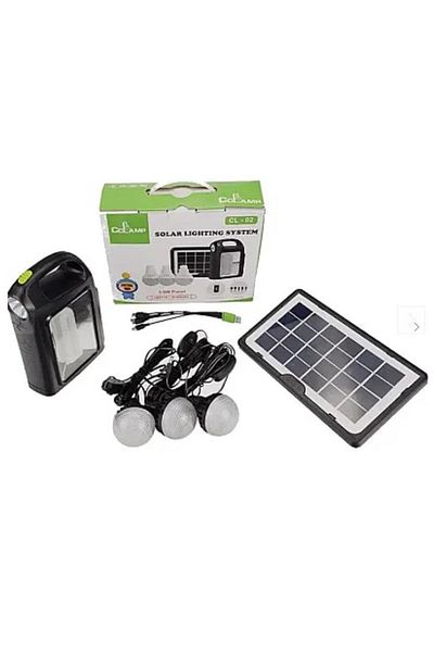 divendi-ro Portable solar kit CCLAMP CL-02 with 4W solar panel