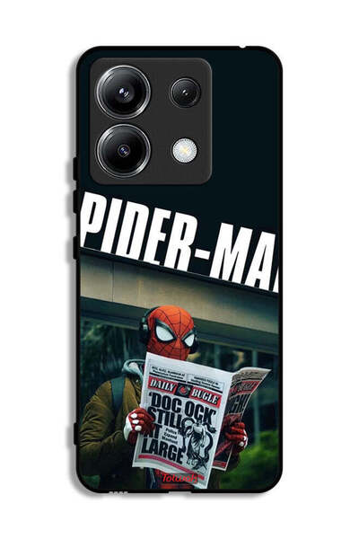 Tolwak غطاء حماية لهاتف شاومي ريدمي نوت 13 برو 5G سبايدرمان يقرأ صحيفة