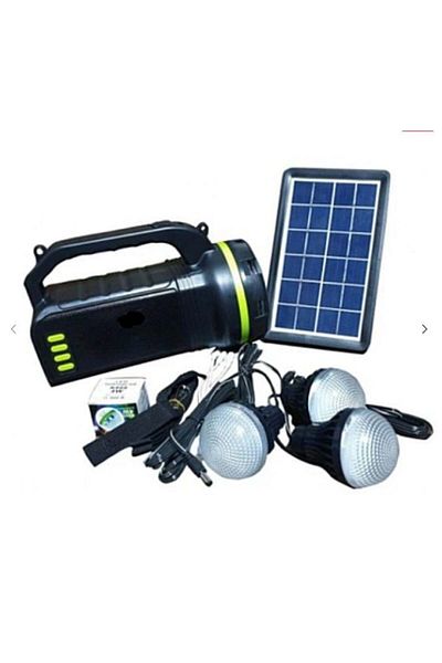 divendi-ro GDLite GD-2000A Solar Kit with 3 included bulbs, Bluetooth speaker and XL Radio