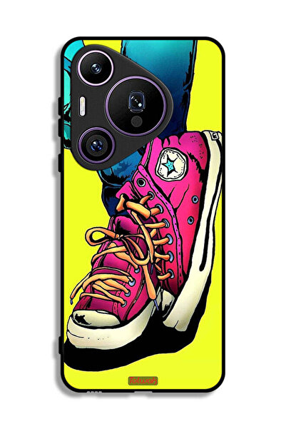 Tolwak غطاء حماية هواوي بيورا 70 برو بتصميم حذاء قماشي