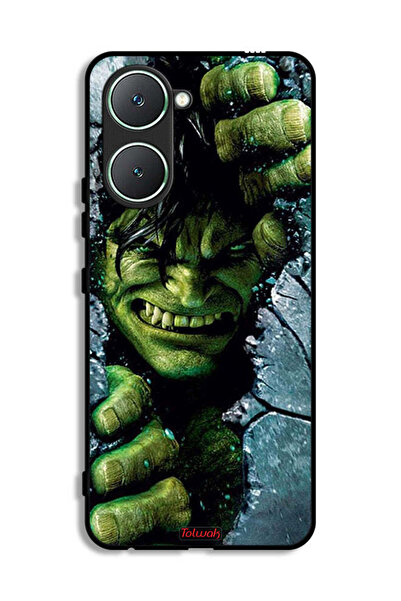 Tolwak غطاء حماية لهاتف Vivo Y03 4G بتصميم هالك المذهل