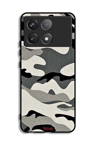 Tolwak Xiaomi Poco F6 Pro Protective Case Cover Camouflage