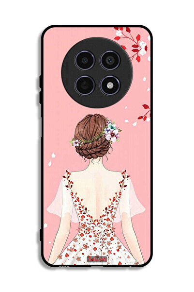 Tolwak غطاء حماية لهاتف Realme 12x 5G برسم فتاة واقفة