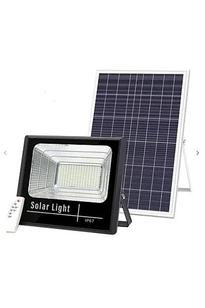 divendi-ro 100w LED Spotlight KIT DIMABIL JORTAN with INDIVIDUAL Solar Panel and Remote Control