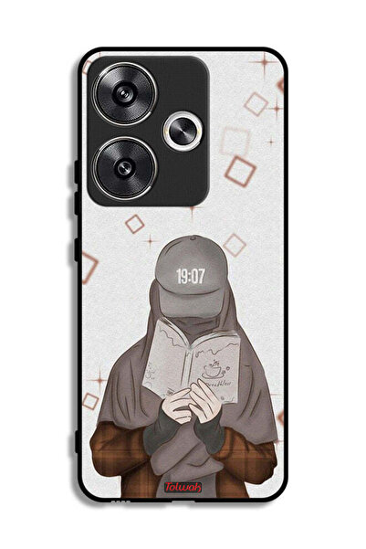 Tolwak Xiaomi Poco F6 5G Protective Case Cover Girl Reading Art