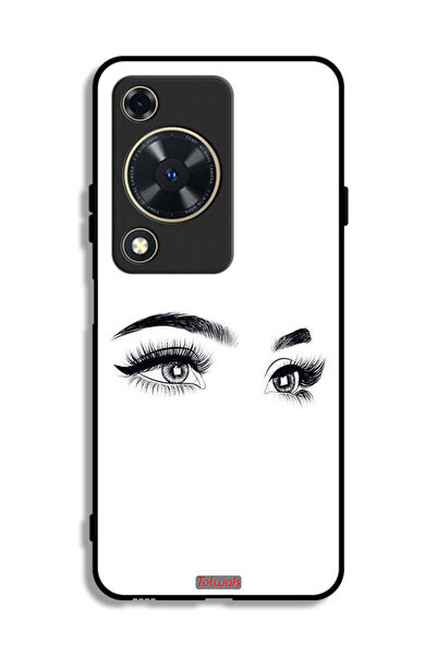 Tolwak Huawei Enjoy 70 Protective Case Cover Eyes Art