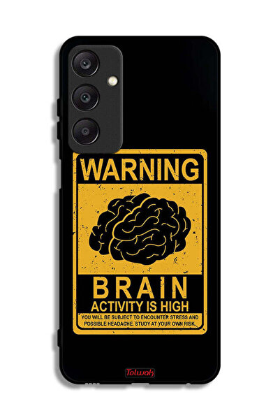 Tolwak غطاء حماية لهاتف Samsung Galaxy A25 5G تحذير من ارتفاع نشاط الدماغ