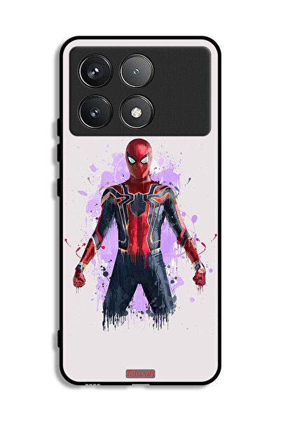 Tolwak غطاء حماية شاومي ريدمي K70 برو بتصميم العنكبوت الحديدي