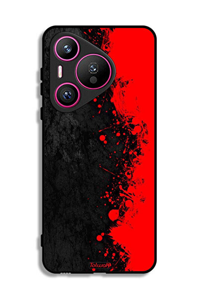 Tolwak غطاء حماية لهاتف هواوي بيورا 70 بنمط تجريدي