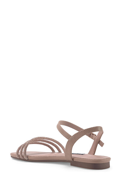 Nine West ANGEL 3FX Krem Kadın Düz Sandalet