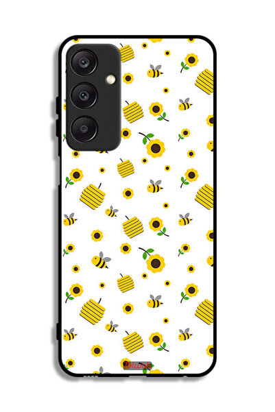 Tolwak غطاء حماية لهاتف سامسونج جالاكسي A25 5G بنقشة عباد الشمس والنحل