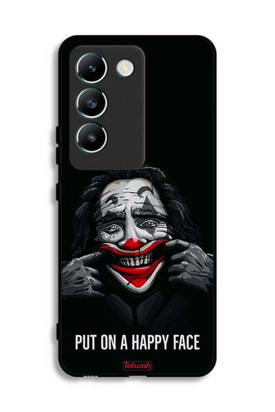 Tolwak غطاء حماية لهاتف Vivo Y100 4G بوجه سعيد