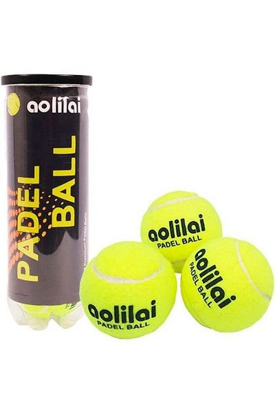 Taimi High Performance Padel Balls, 3 Padel Balls Suitable for All Courts and Clubs