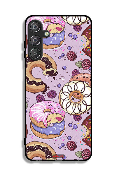 Tolwak غطاء حماية لهاتف سامسونج جالاكسي M15 5G برسومات دوناتس آرت