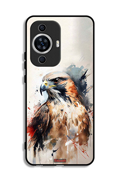 Tolwak غطاء حماية لهاتف هواوي نوفا 12 لايت بتصميم نسر تجريدي