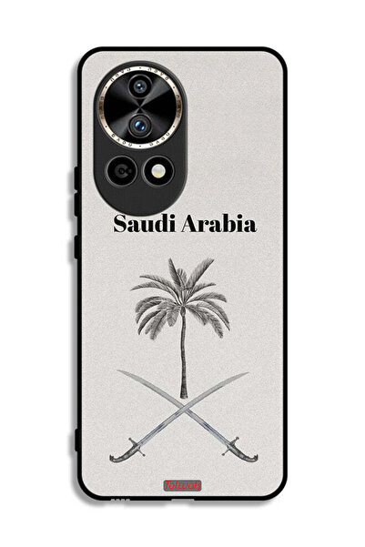 Tolwak غطاء حماية لهاتف هواوي نوفا 12 برو 5G، لوحة فنية لعلامة المملكة العربي...