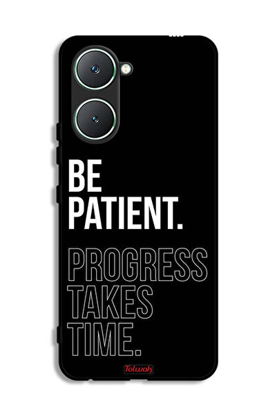 Tolwak غطاء حماية Vivo Y03 4G كن صبورًا فالتقدم يستغرق وقتًا