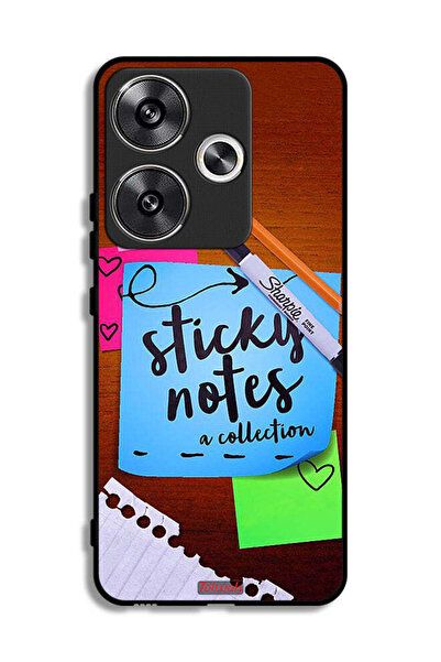 Tolwak Xiaomi Redmi Turbo 3 5G Protective Case Cover Sticky Notes