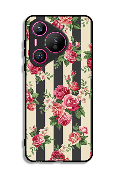 Tolwak غطاء حماية لهاتف هواوي بيورا 70 بنقشة الورود