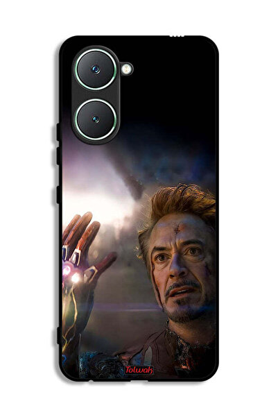 Tolwak غطاء حماية لهاتف Vivo Y03 4G أنا الرجل الحديدي