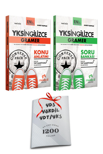 Modadil Yayınları YKS YDT Modadil Gramer (Grammar) Konu Soru 2li Set 1200 Kel...