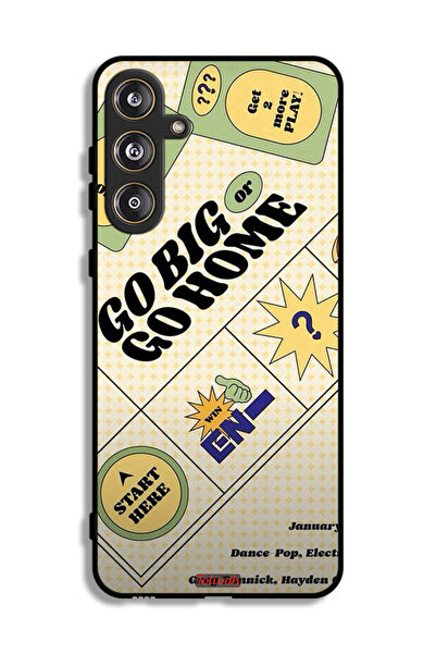 Tolwak Samsung Galaxy F55 5G Protective Case Cover Go Big Or Go Home