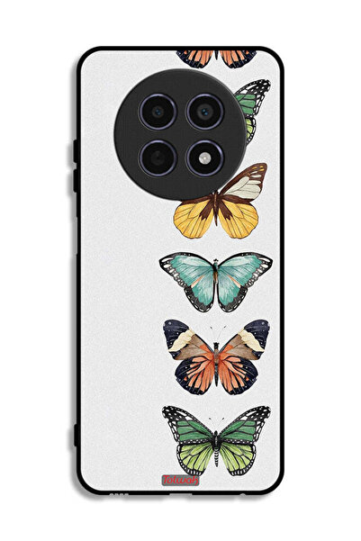 Tolwak Realme 12 5G Protective Case Cover Four Butterflies