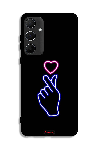 Tolwak غطاء حماية لهاتف سامسونج جالاكسي A55 5G بنقشة قلب سريع