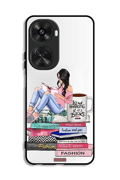 Tolwak Huawei nova 11 SE Protective Case Cover Girl And Fashion Books Art