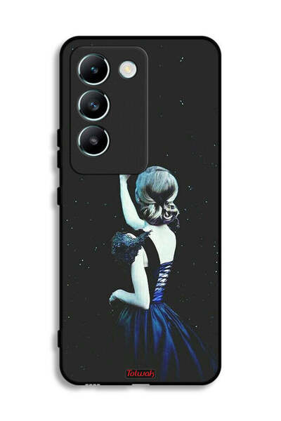 Tolwak غطاء حماية لهاتف Vivo V30 Lite 4G بنقشة نجمة مؤثرة